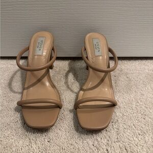 Seven7 Tan Strappy Heels for Women